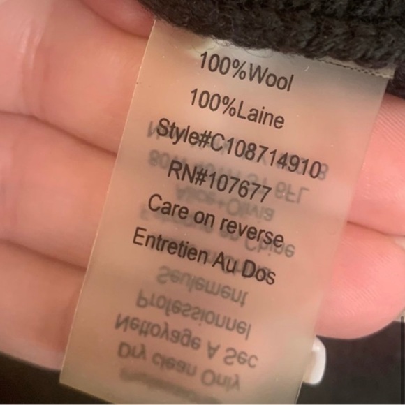 Alice + Olivia Wool Fair Isle Tan & Cream Knit Open Front Cardigan - Picture 4 of 8